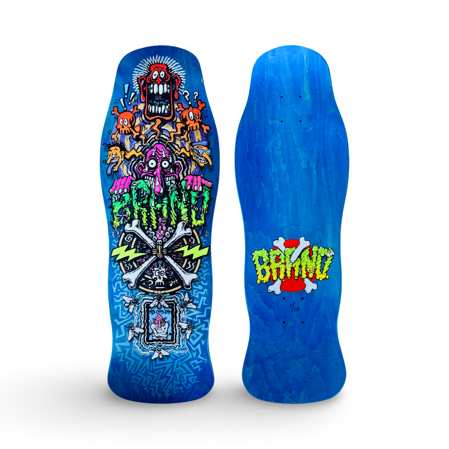 X-Dream HAND-PAINTED Limited Edition Deck 10"x30.25" (1 of 10) (SHIPPING BEGINS MONDAY)