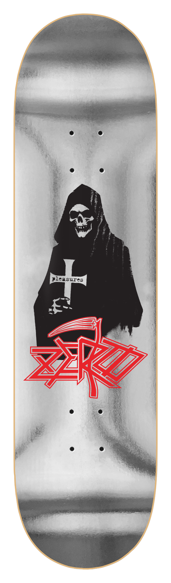 Zero x Pleasures "Death" 8.5" Skateboard Deck