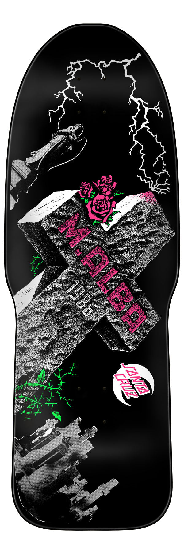 Santa Cruz Malba Tombstone 10.24" Complete Skateboard