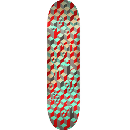 Mini Logo Pattern Blocks Skateboard Deck 242 - 8.0"