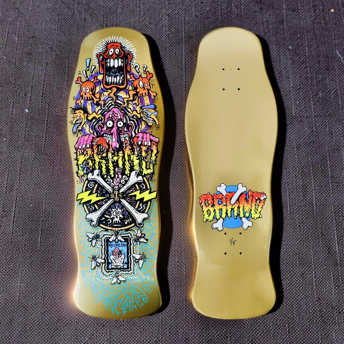 X-Dream HAND-PAINTED Limited Edition Deck 10"x30.25" (1 of 5) (SHIPPING BEGINS MONDAY)