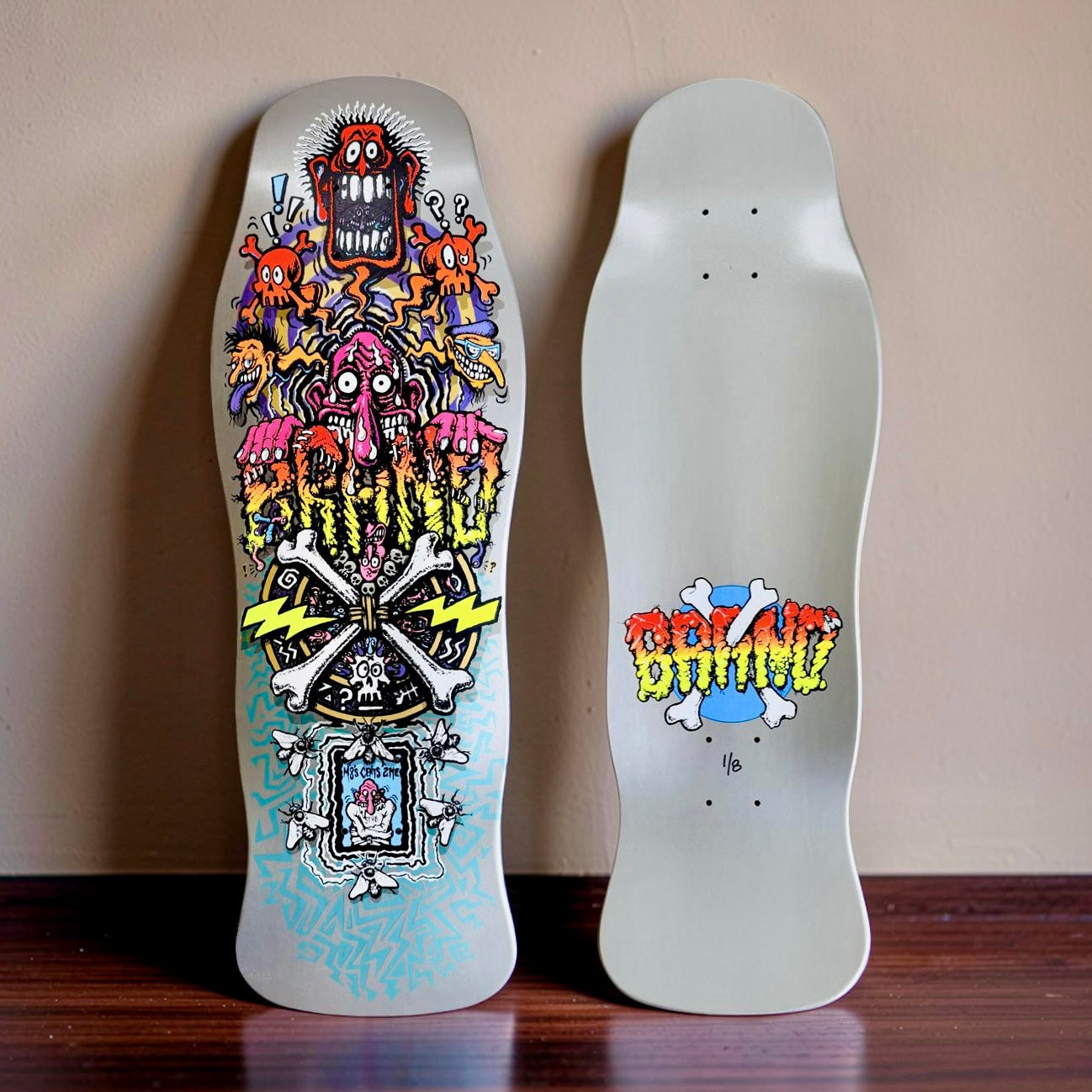 X-Dream HAND-PAINTED Limited Edition Deck 10"x30.25" (1 of 8) (SHIPPING BEGINS MONDAY)