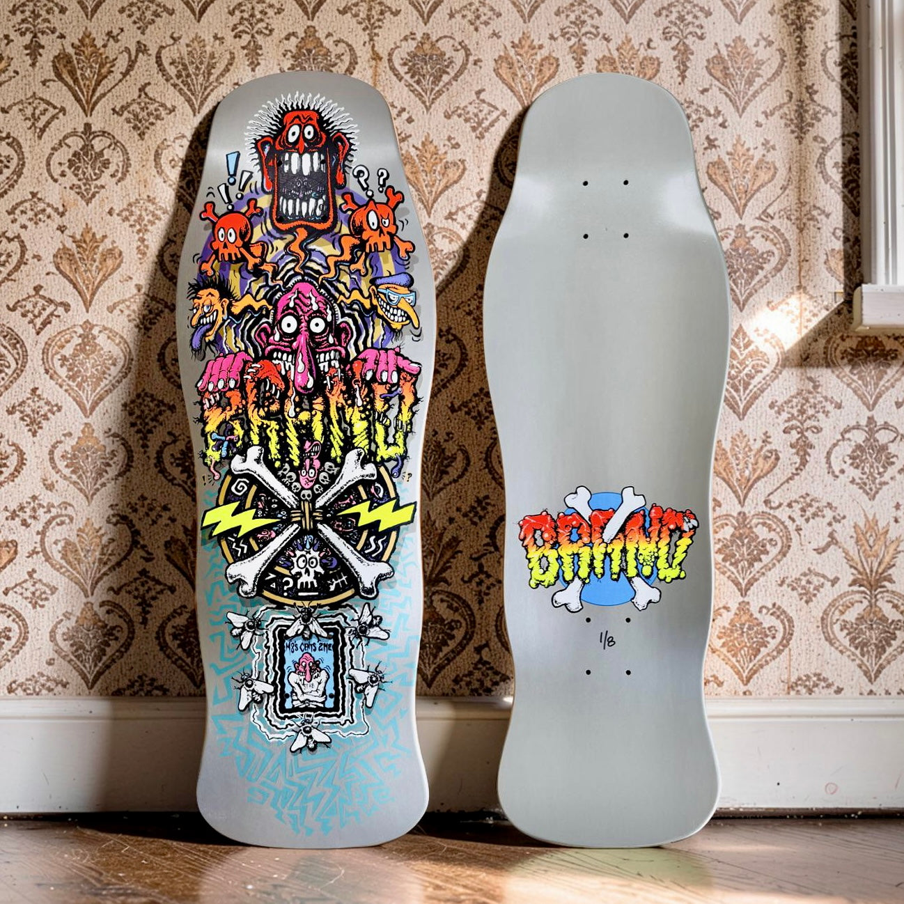 X-Dream HAND-PAINTED Limited Edition Deck 10"x30.25" (1 of 8) (SHIPPING BEGINS MONDAY)