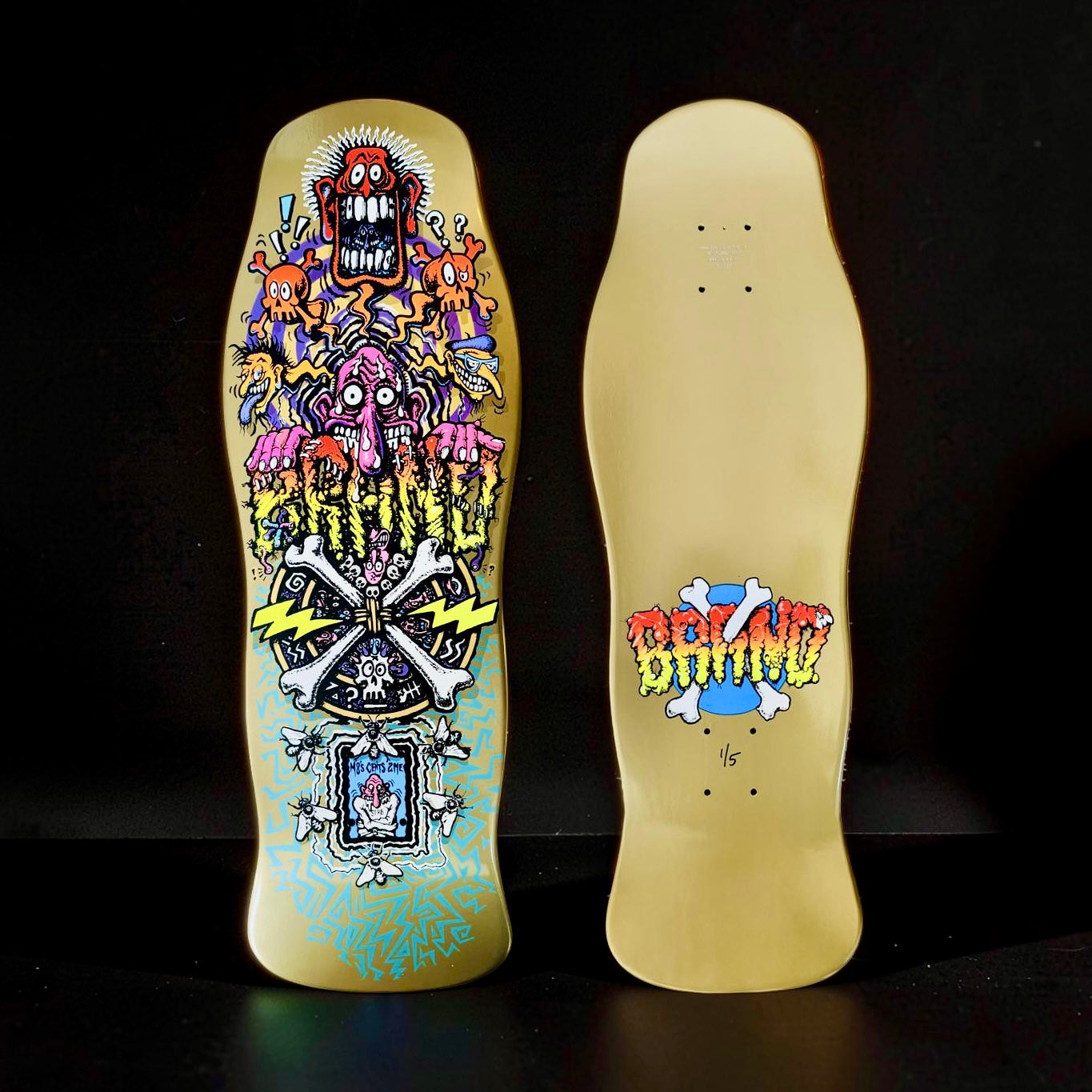 X-Dream HAND-PAINTED Limited Edition Deck 10"x30.25" (1 of 5) (SHIPPING BEGINS MONDAY)