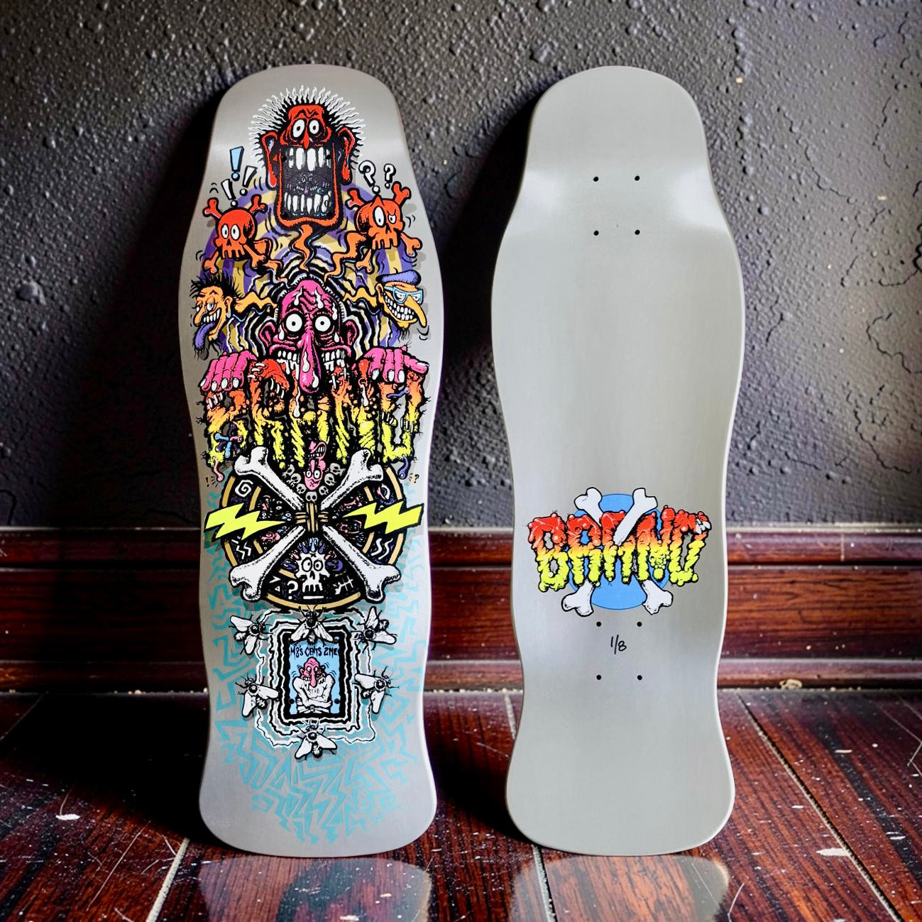 X-Dream HAND-PAINTED Limited Edition Deck 10"x30.25" (1 of 8) (SHIPPING BEGINS MONDAY)
