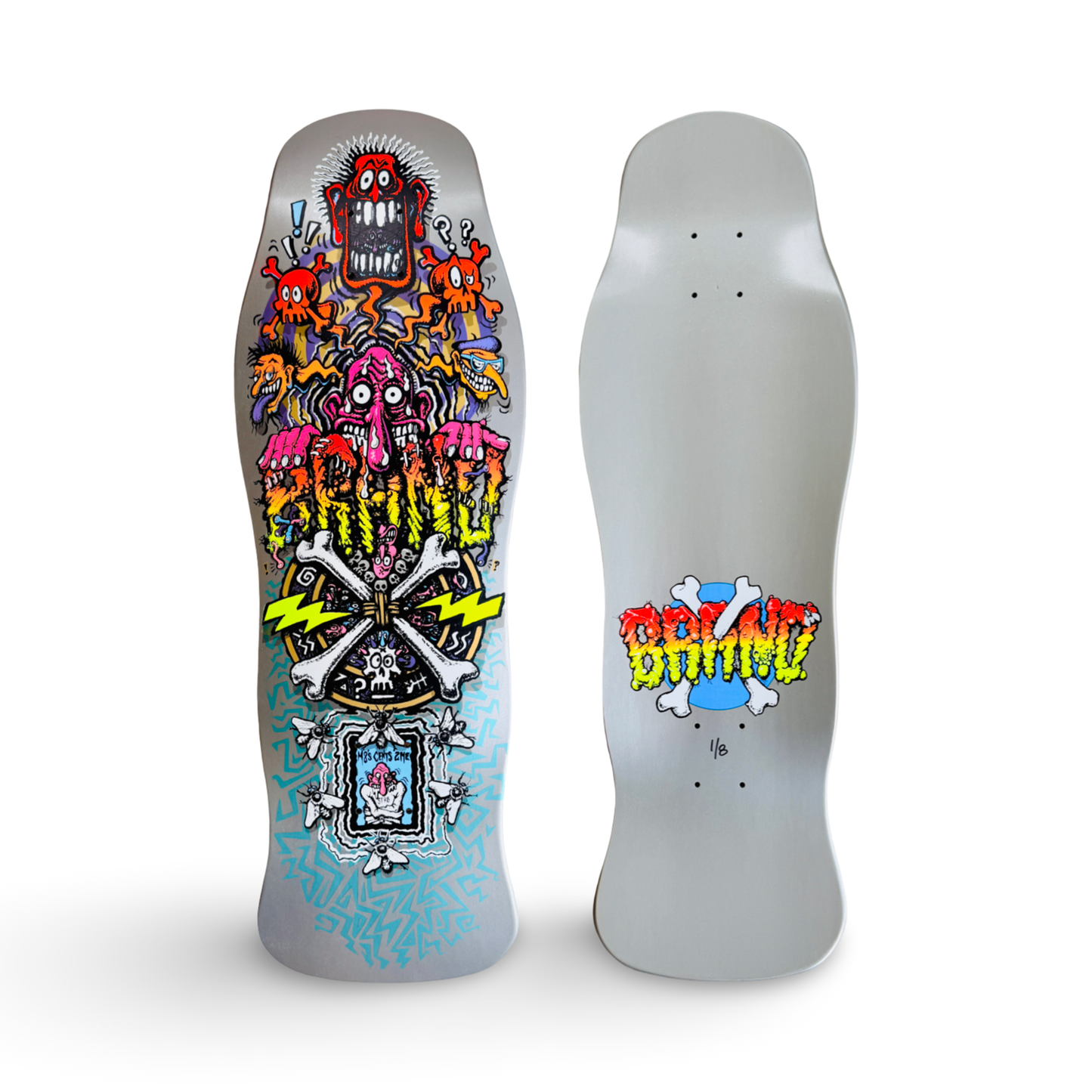 X-Dream HAND-PAINTED Limited Edition Deck 10"x30.25" (1 of 8) (SHIPPING BEGINS MONDAY)