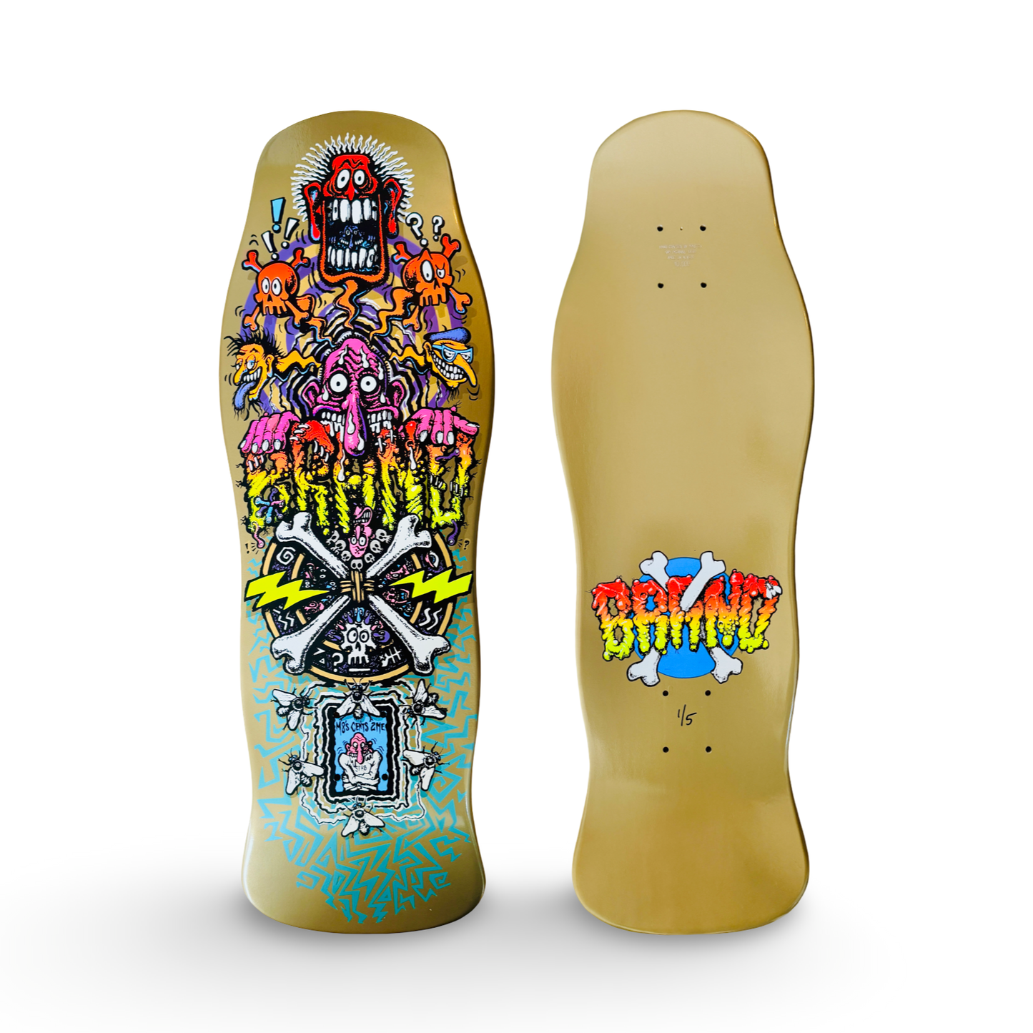 X-Dream HAND-PAINTED Limited Edition Deck 10"x30.25" (1 of 5) (SHIPPING BEGINS MONDAY)