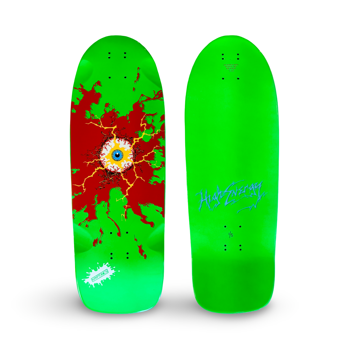 Electric Eye Limited Edition Deck 10”x30” HAND-PAINTED (1 of 5)