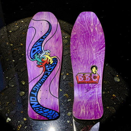 Bryan Pennington BBC Escher Lizard, Limited Edition, HAND-PAINTED, Deck 10.3"x30.5" (1 of 5) (SHIPPING BEGINS MONDAY)