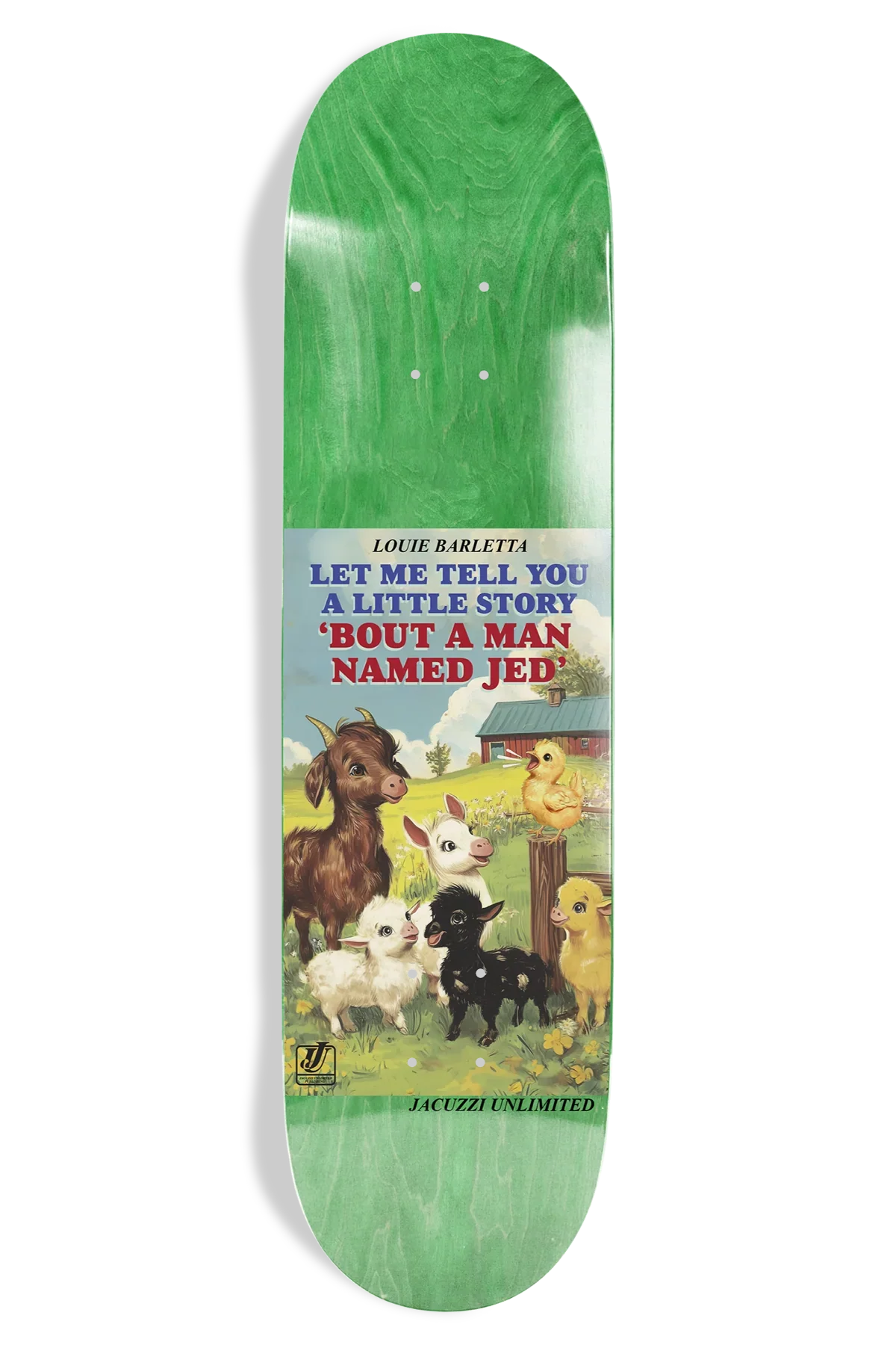 Jacuzzi Barletta Storybook EX7 8.25" Skateboard Deck
