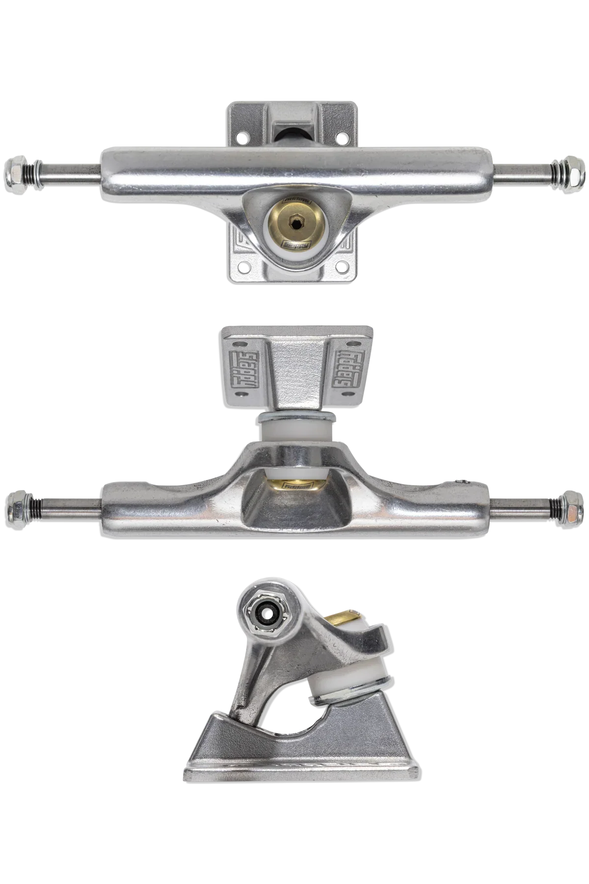 SLAPPY ST1 INVERTED  HOLLOW LIGHTS/ULTRA LOW POLISHED SKATEBOARD TRUCKS