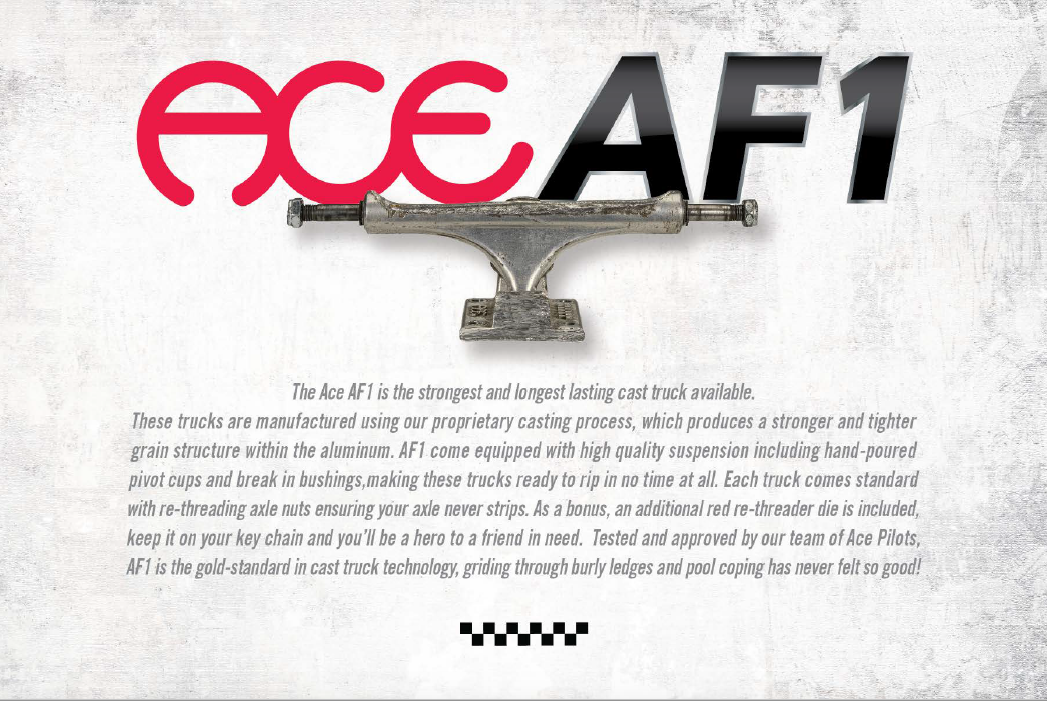 Ace TRUCKS (sold in singles, buy TWO for a SET)