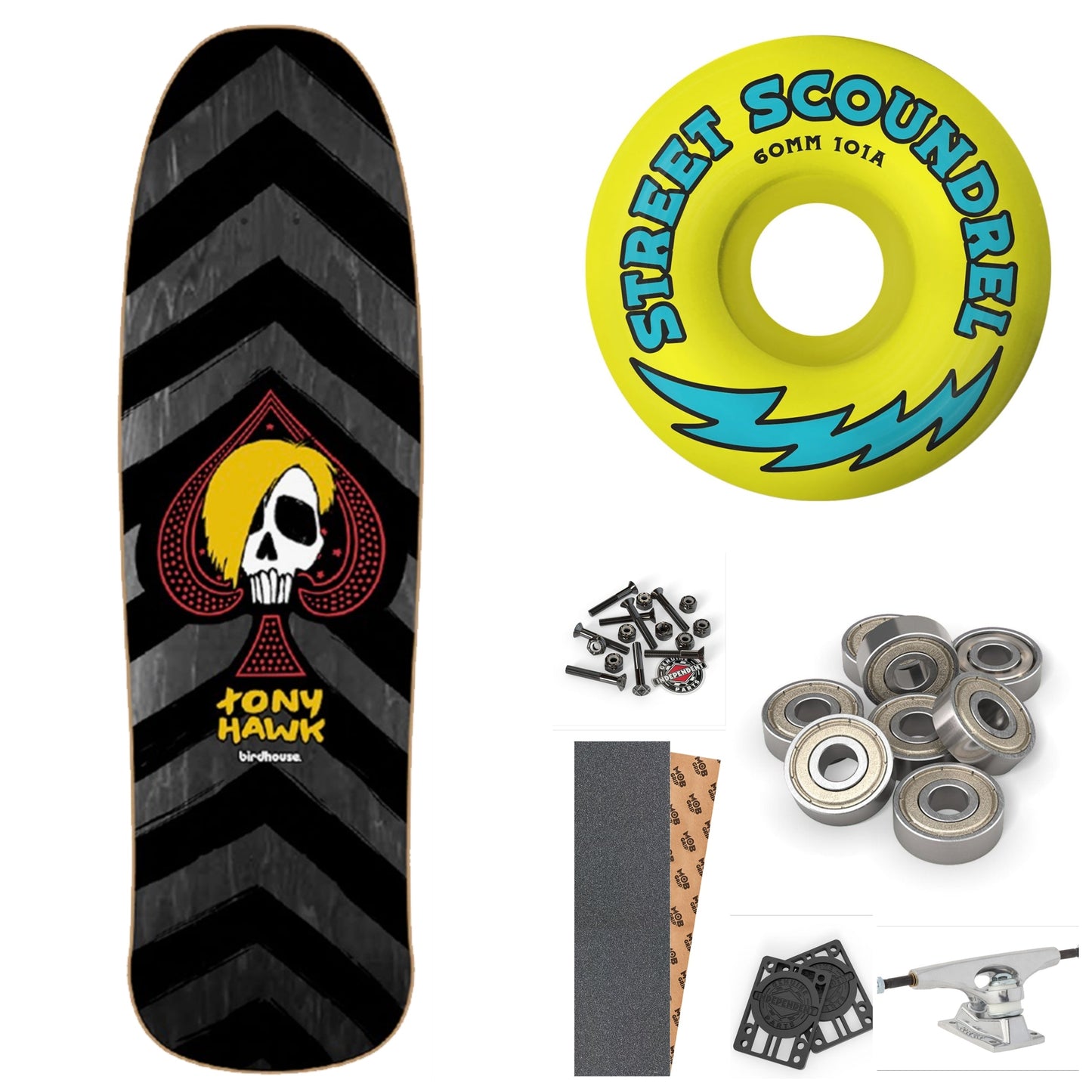 Birdhouse Hawk McSqueeb 9.375" Complete Skateboard