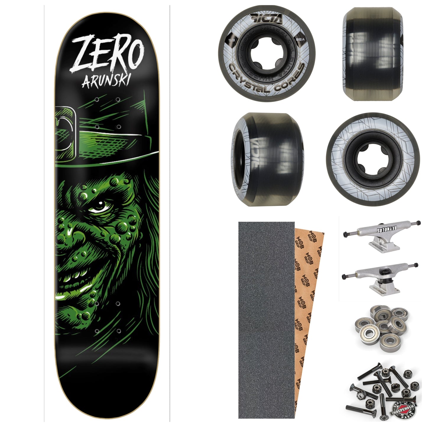 Zero Arunski Fright Night 2 - Leprechaun 8.5" Complete Skateboard