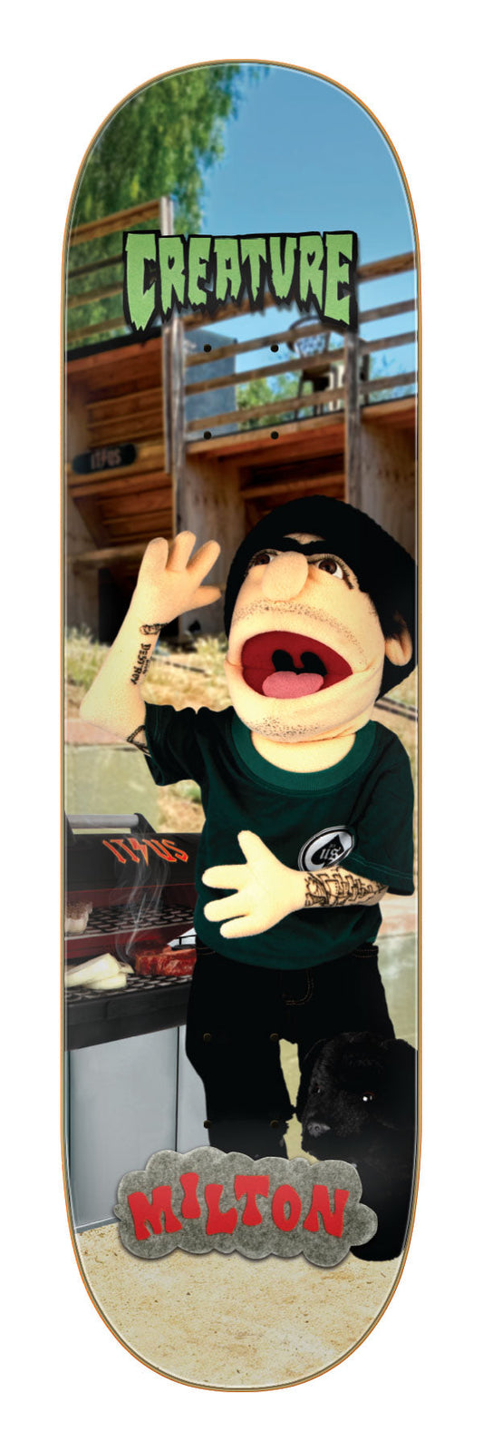 Creature Milton Martinez Fuzzy Fiends 8.6"Skateboard Deck