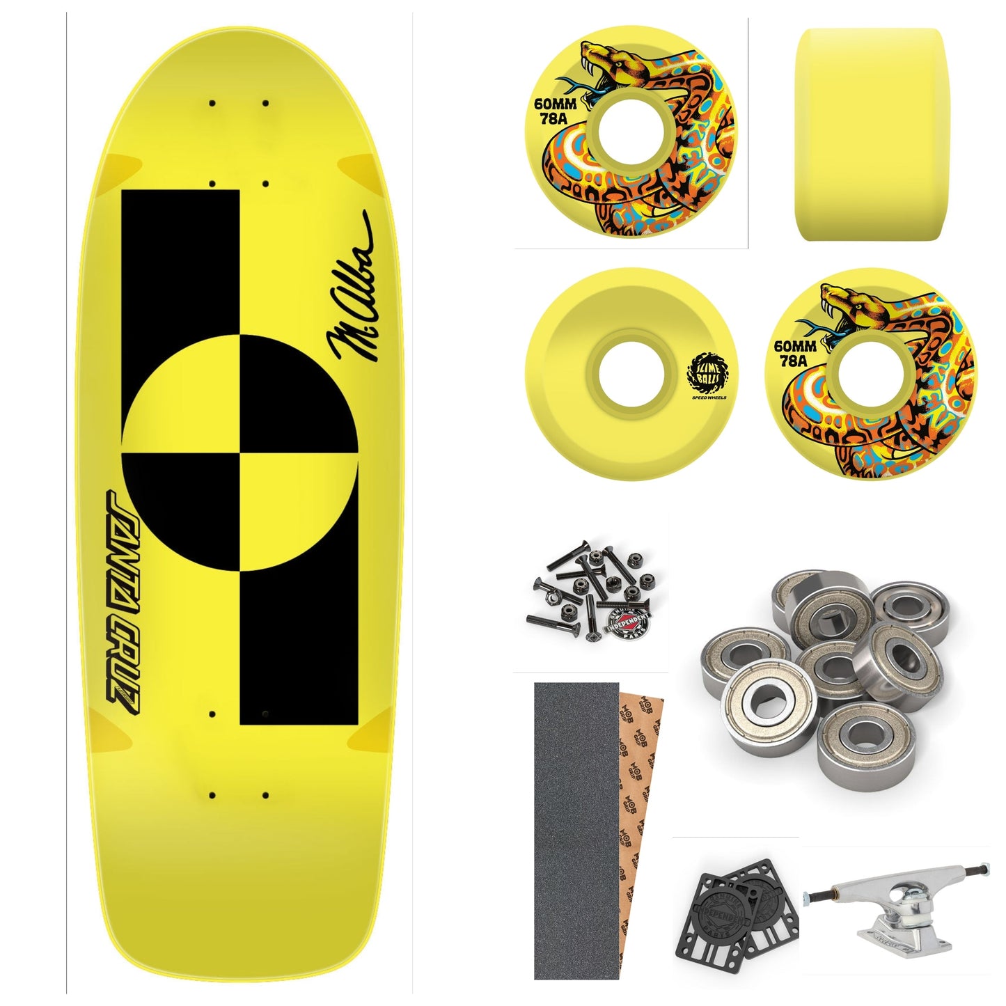Santa Cruz Malba Crash Test 10.03" Complete Skateboard