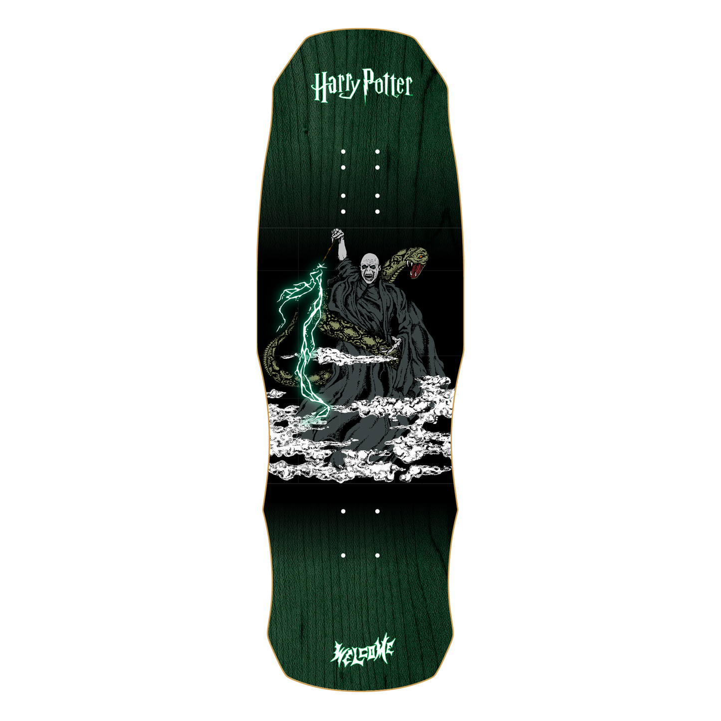 Welcome x Harry Potter Voldemort on Dark Lord 9.85" Complete Skateboard